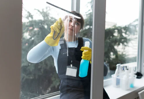 Nettoyage de vitres intérieures et extérieures à Viriat